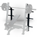 YORK Barbell STS Optional Weight Storage Attachment