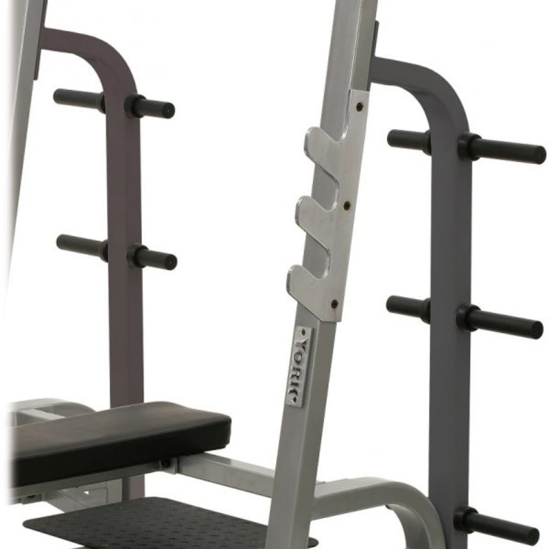 YORK Barbell STS Optional Weight Storage Attachment Close Up Details