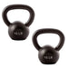 YORK Cast Iron Hercules Kettlebells 15 lb Kettlebell Pair