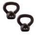 YORK Cast Iron Hercules Kettlebells 5 lb Kettlebell Pair