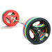 YORK Colored Bumper Grip Plates - Aluminum Milled Plate with Olympic Bars