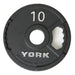YORK G-2 Dual-Grip 300 lb Cast Iron Olympic Plate Set - 2898 10 lb Olympic Plate