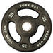 YORK _ISO-Grip_ Urethane Plate - Black 35 lb Weight Plate