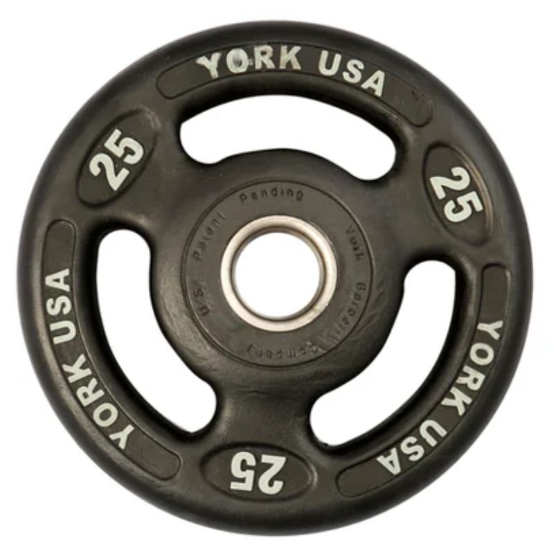 YORK _ISO-Grip_ Urethane Plate 25 lb Weight Plate