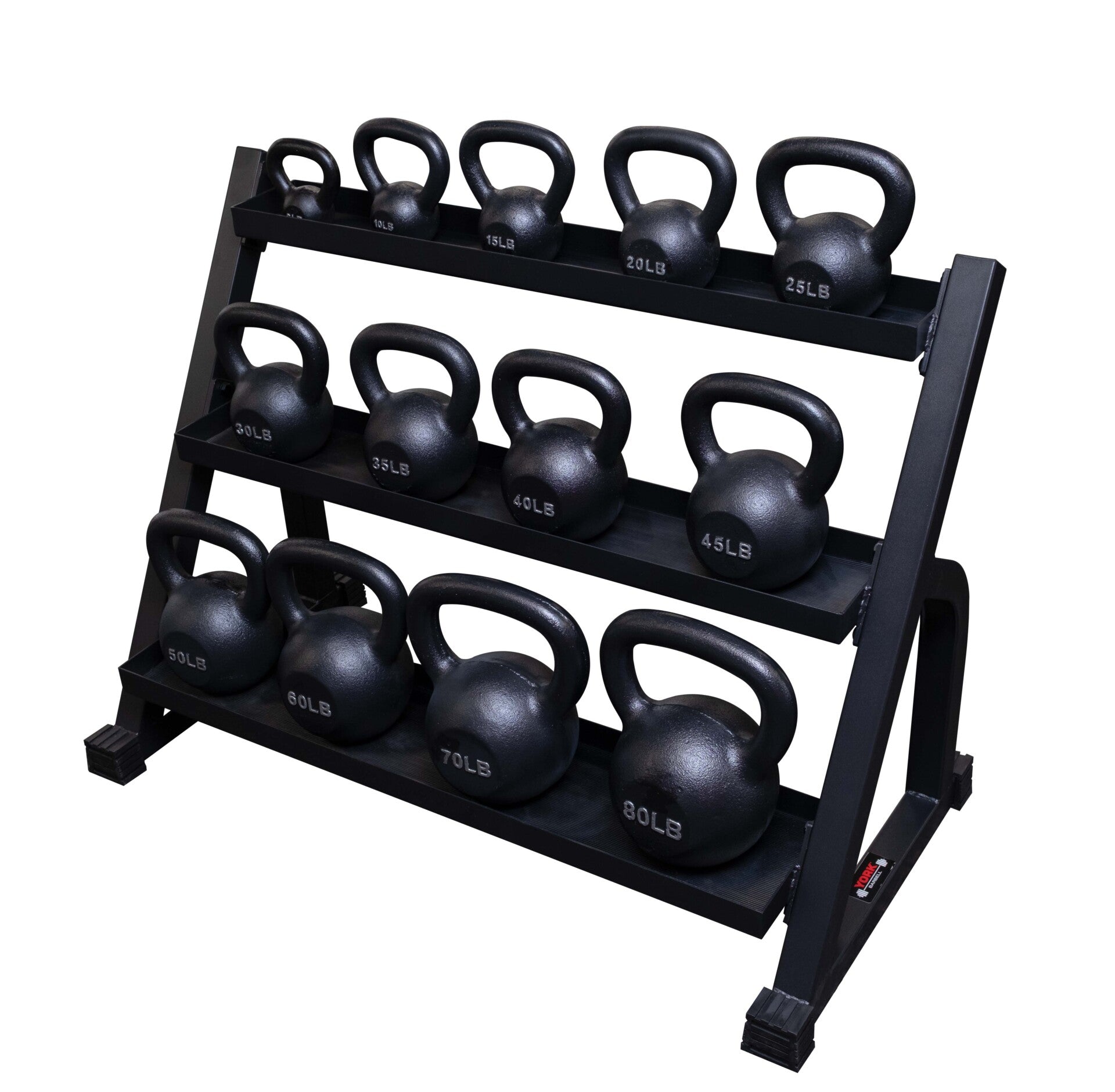 YORK 15100 3 Tier Kettlebell Storage Rack