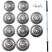 York 29048 325lb Bumper Plate Set with Bar
