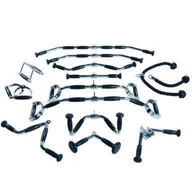 York 15 Piece Cable Machine Attachment Set