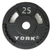 York 2″ G-2 Cast Iron Olympic Weight Plates 25 lb olympic plate single