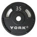 York 2″ G-2 Cast Iron Olympic Weight Plates 35 lb olympic plate single