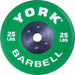York Barbell Competition Barbell Bumper Plates 25 lbs