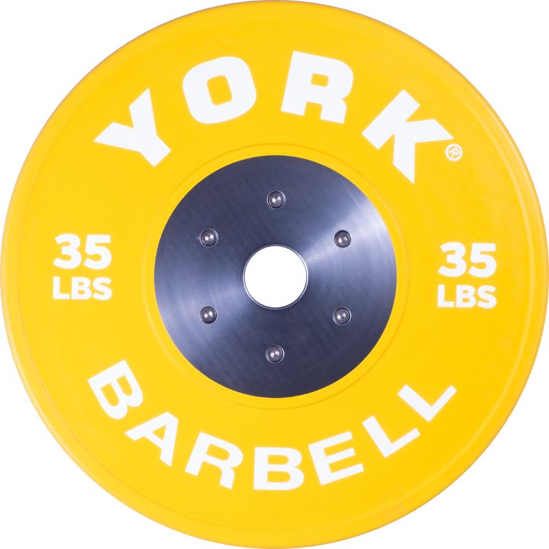 York Barbell Competition Barbell Bumper Plates 35 lbs