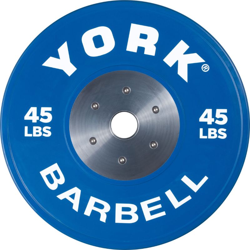 York Barbell Competition Barbell Bumper Plates 45 lbs