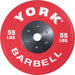 York Barbell Competition Barbell Bumper Plates 55 lbs