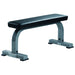 York Barbell STS Flat Bench Silver  Side View