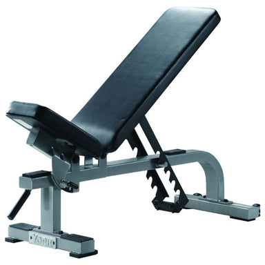 York Barbell STS Flat to Incline Bench Silver