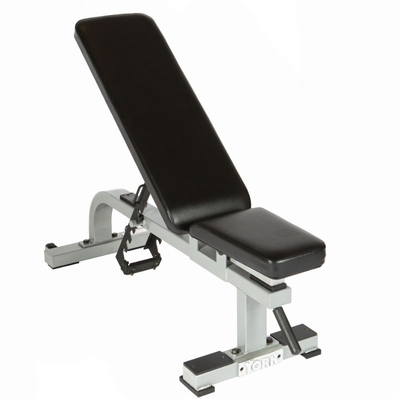 York Barbell STS Flat to Incline Bench White