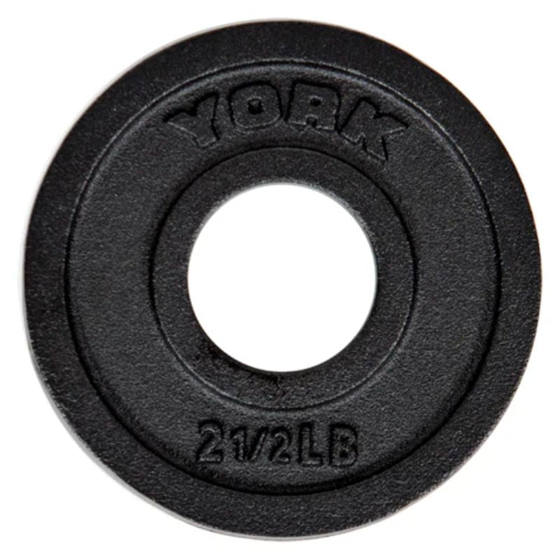 York Deep Dish Cast Iron Olympic Weight Plate Set _ 2899 2.5 lb Olympic Plate