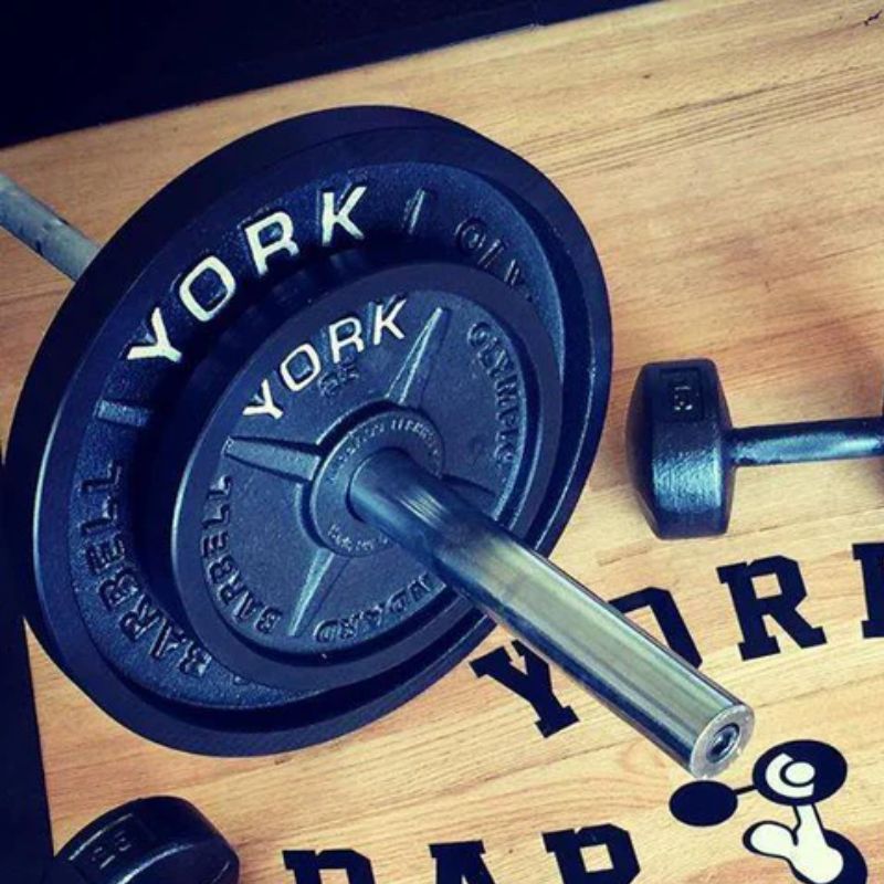York Deep Dish Cast Iron Olympic Weight Plate Set _ 2899 inside Gym