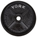 York Legacy Cast Iron Precision Milled Olympic Plate Set - 300 lb _ 29037 45 lb olympic plate