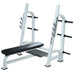 YORK STS Olympic Flat Bench with Gun Racks White
