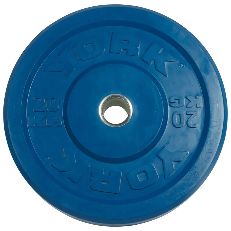 York 160kg Colored Rubber Training Bumper Plate Set 20 kg Bumper Plates