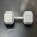 York 55-100lb Cast Iron Hex Dumbbell Set (10 Pairs) 75lb