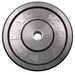 York Black Rubber Bumper Plate Set with Bar 45 lb Bumper Plates