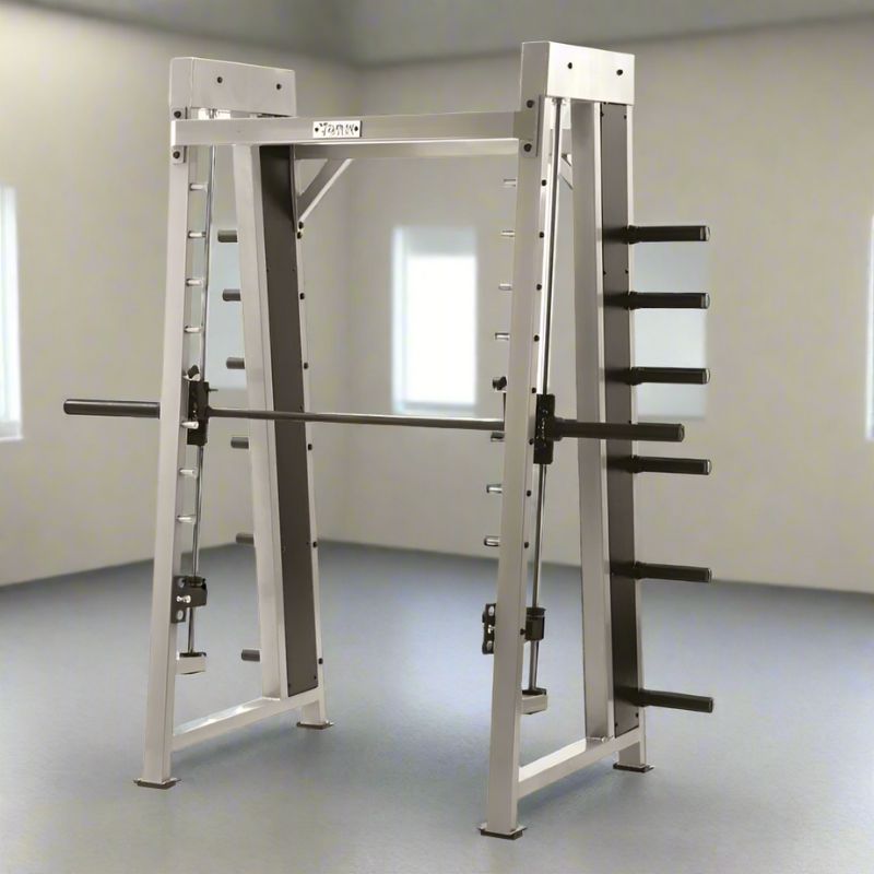 York STS Counter-Balanced Smith Machine Silver in Gym