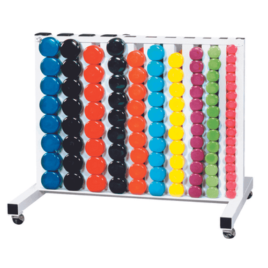 York Vinyl Round Club Pack - Multi-Colored  60 Pair Set  (Includes Rack - 69032) | 15011