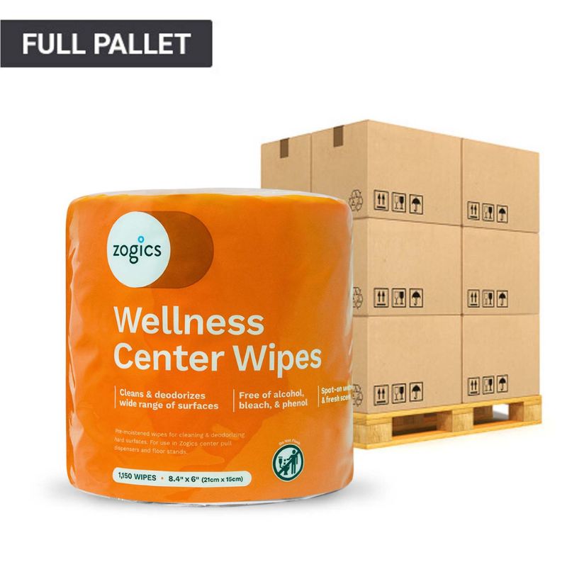 Zogics Cleaning Wipes 36 Cases 144 Rolls