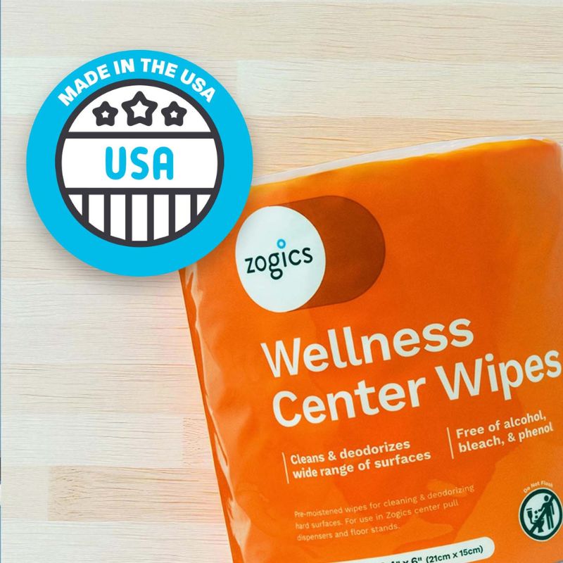 Zogics Cleaning Wipes Made in the USA