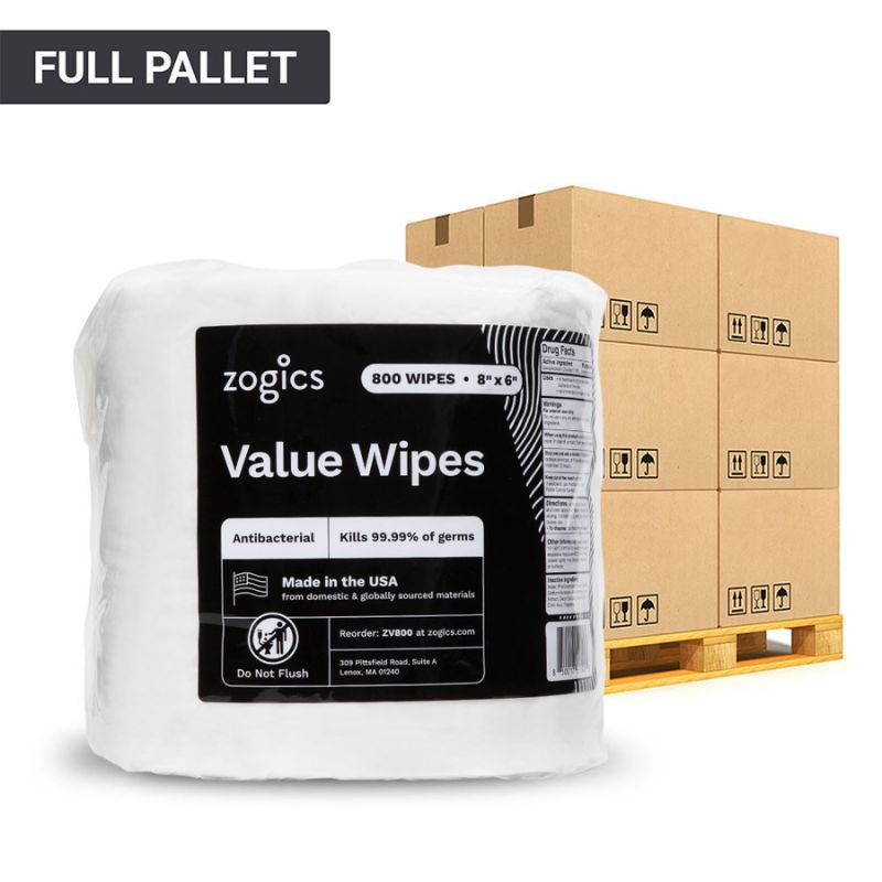 Zogics Value Wipes 36 Cases 144 Rolls