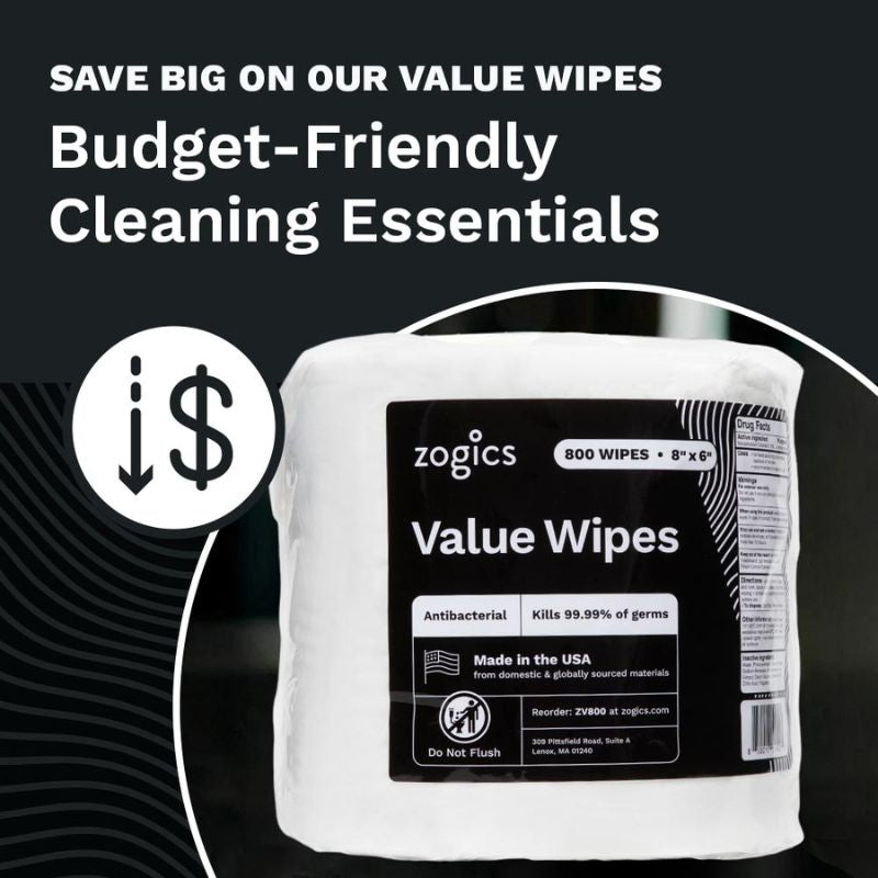 Zogics Value Wipes Made in the USA