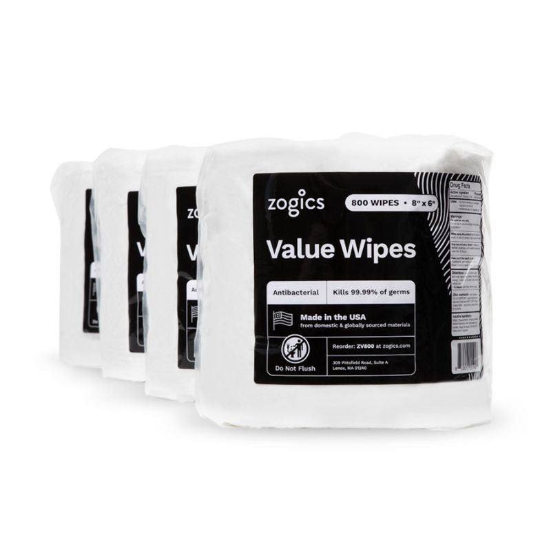 Zogics Value Wipes Main Display