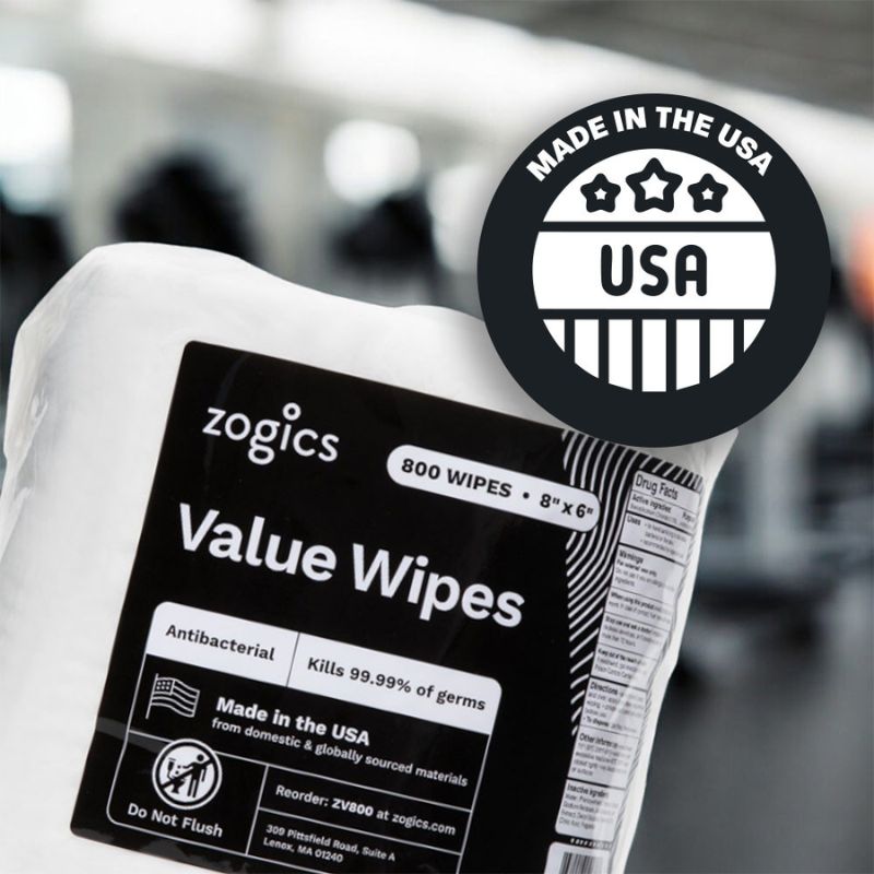 Zogics Value Wipes Specifications