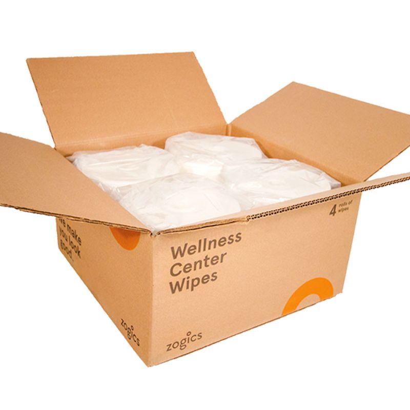 Zogics Wellness Center Wipes Box