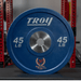Troy Performance Black Customer Logo Rubber Bumper Plate | BPO-SBPL  45lb