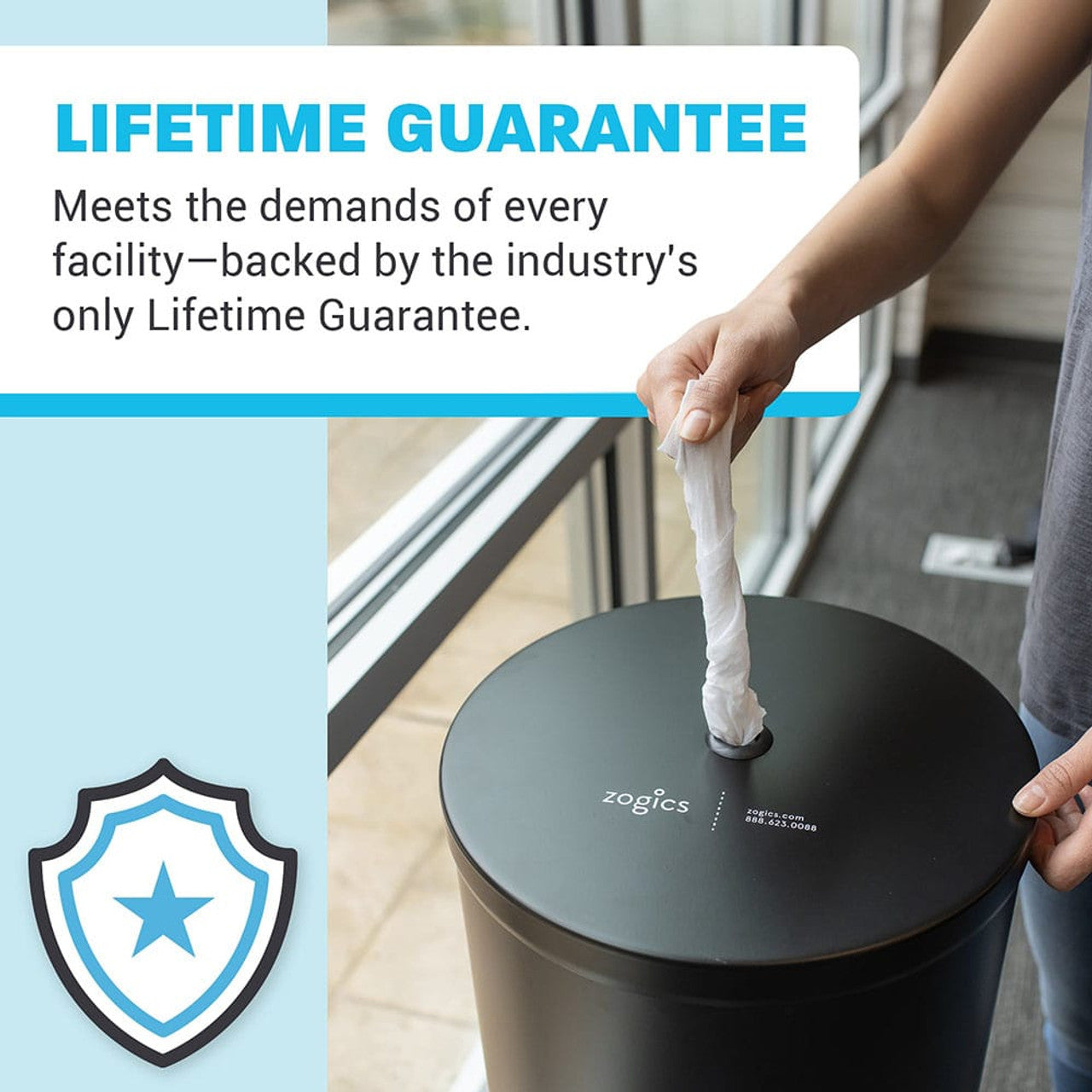Zogics Disinfectant Wipes Dispenser, Powder Coated Floor Dispenser