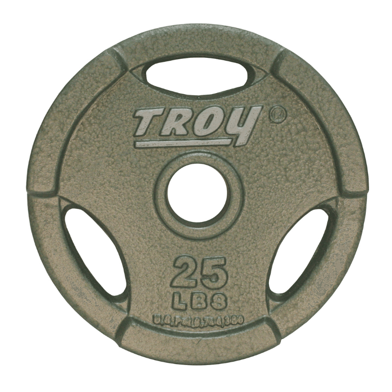 TROY Machined Olympic Grip Plate Gray | GO  25lb