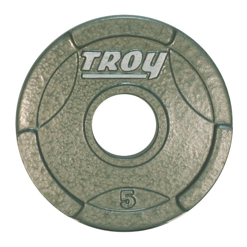 TROY Machined Olympic Grip Plate Gray | GO  5lb