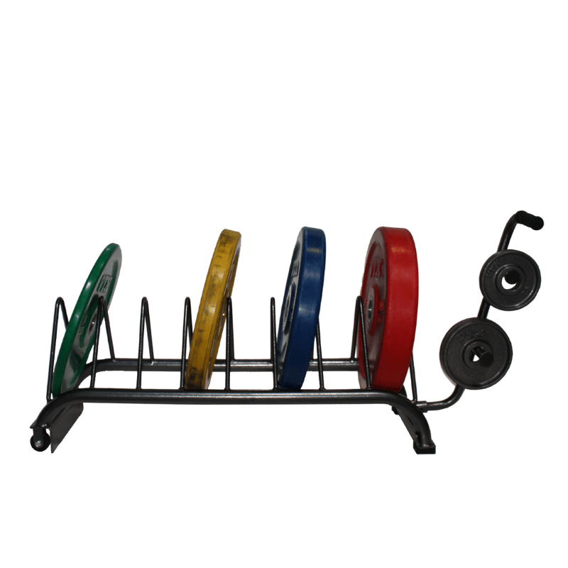 Troy Horizontal Bumper Plate Rack | GHBPR   Sample with Plates