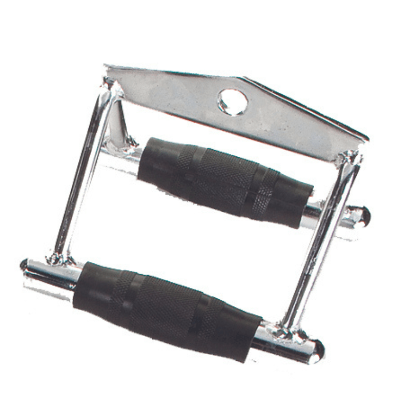 Chinning Triangle With Revolving Hinge & Rubber Grips – Ergonomic Gym Handle For Pull-Ups & Seated Rows