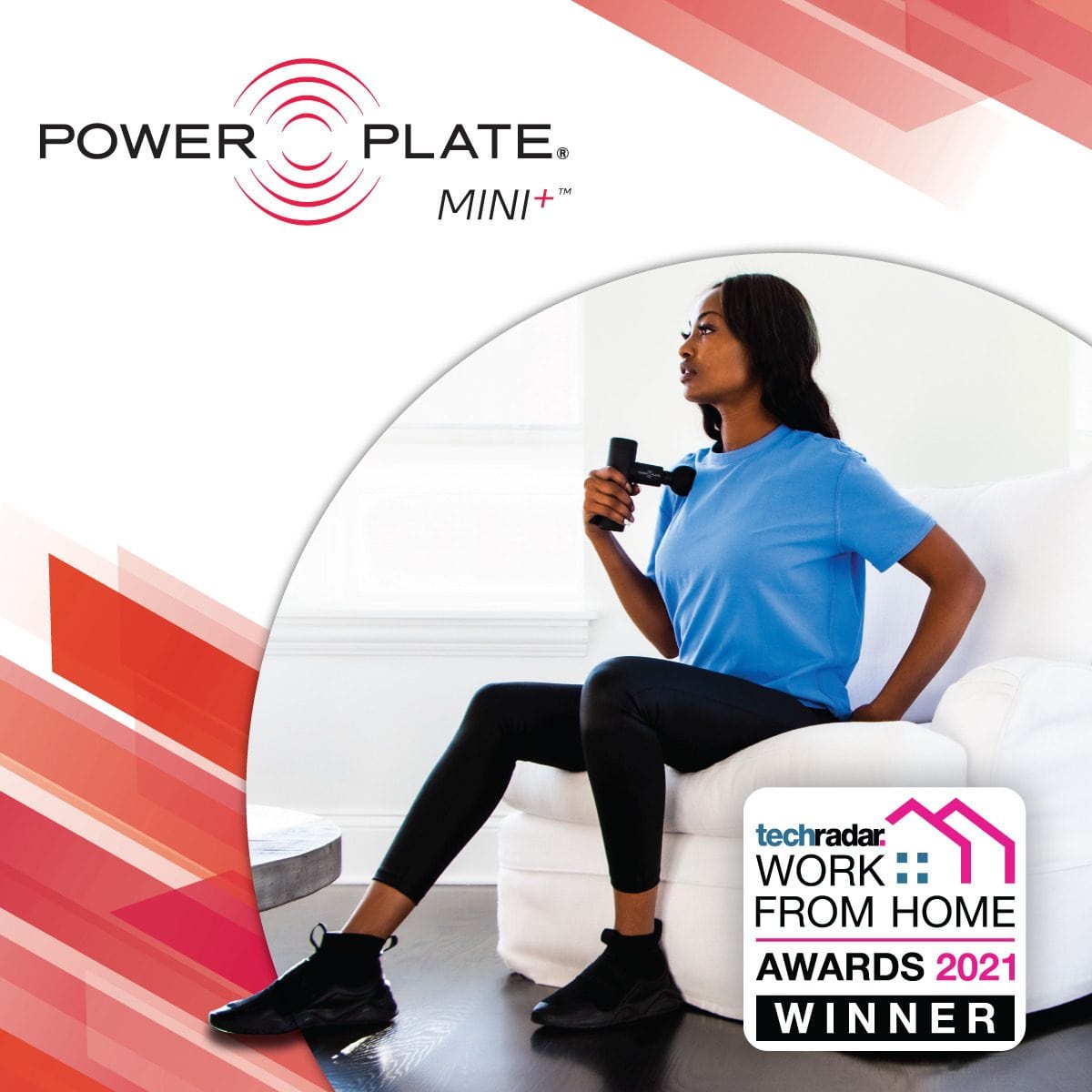 Power Plate Mini+ Targeted Vibration - White !!Limited Edition Color!!