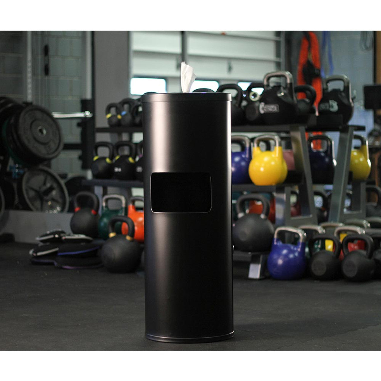 Zogics Disinfectant Wipes Dispenser, Powder Coated Floor Dispenser