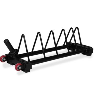 Intek Strength Horizontal Bumper Plate Rack Holds Four Pairs | BPRack-4