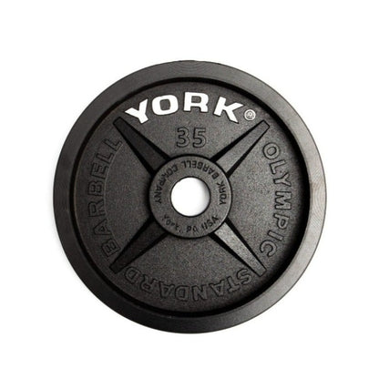 2 Legacy Cast Iron Precision Milled Olympic Plate - York Barbell