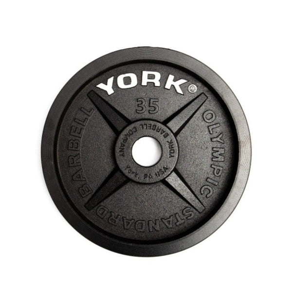 York Legacy Cast Iron Precision Milled Olympic Plate