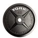 York Legacy" Cast Iron Precision Milled Olympic Plate 45lb