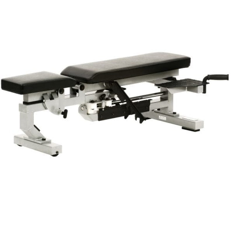 York ST Multi-Function Bench with wheels - Silver - 55004