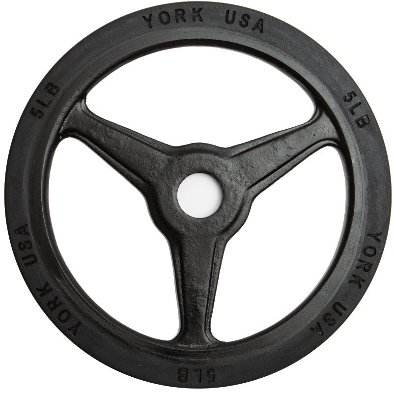 York "Bumper GripCast Aluminum Milled Plate Black